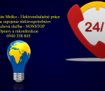 Elektrikár nonstop Bratislava.