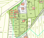 Lukratívny stavebný pozemok 1286 m2 s hosp. bu